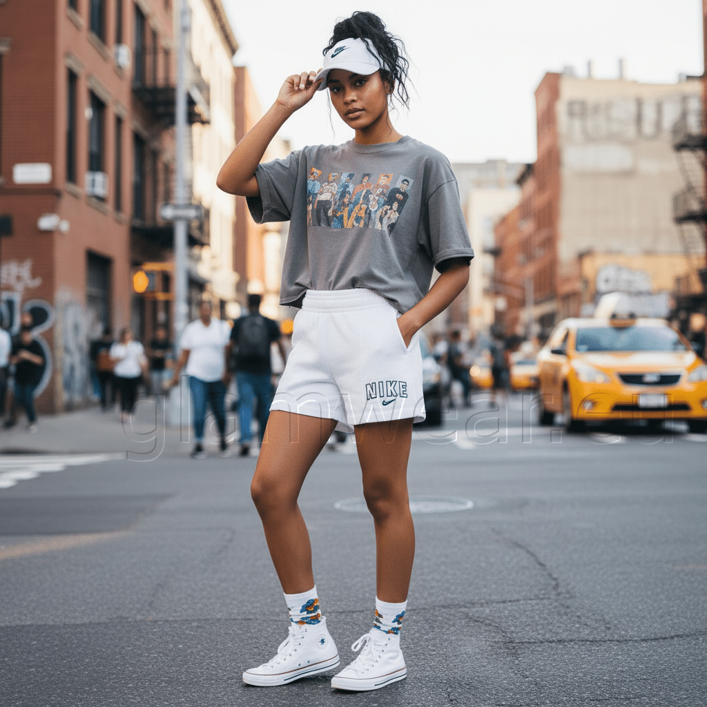 NIKE lühikesed püksid tüdrukutele ja naistele 39237157-UXR