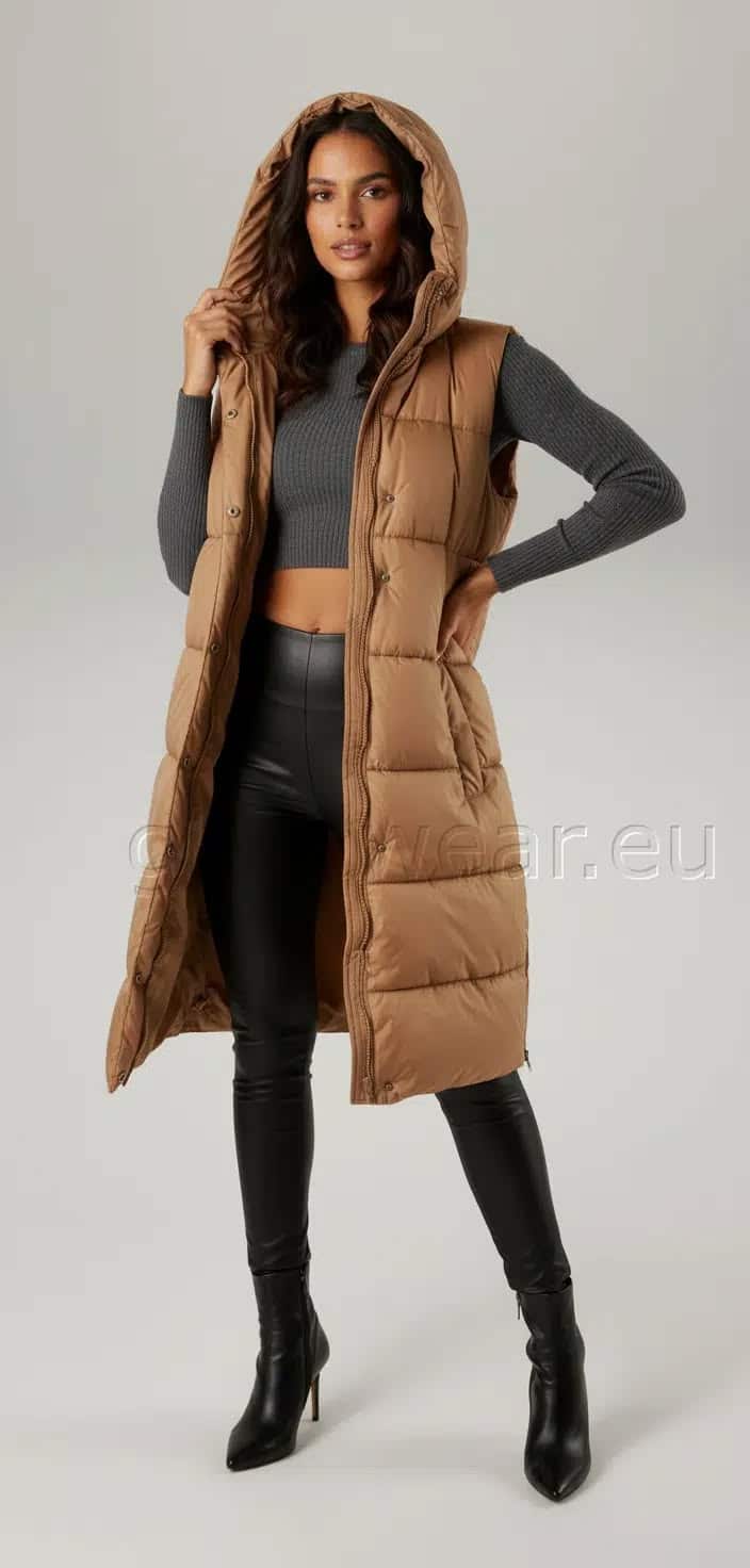 Aniston CASUAL pikem tepitud vest PRUUN 75158810-UXR - Image 7