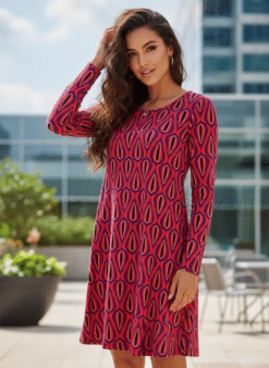 Aniston efektse mustriga casual kleit 62476057-UXR