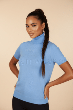 Alternative view of Kvaliteetne kašmiiri sisaldusega lühikeste varrukatega pullover 1620-UXP-HSIN