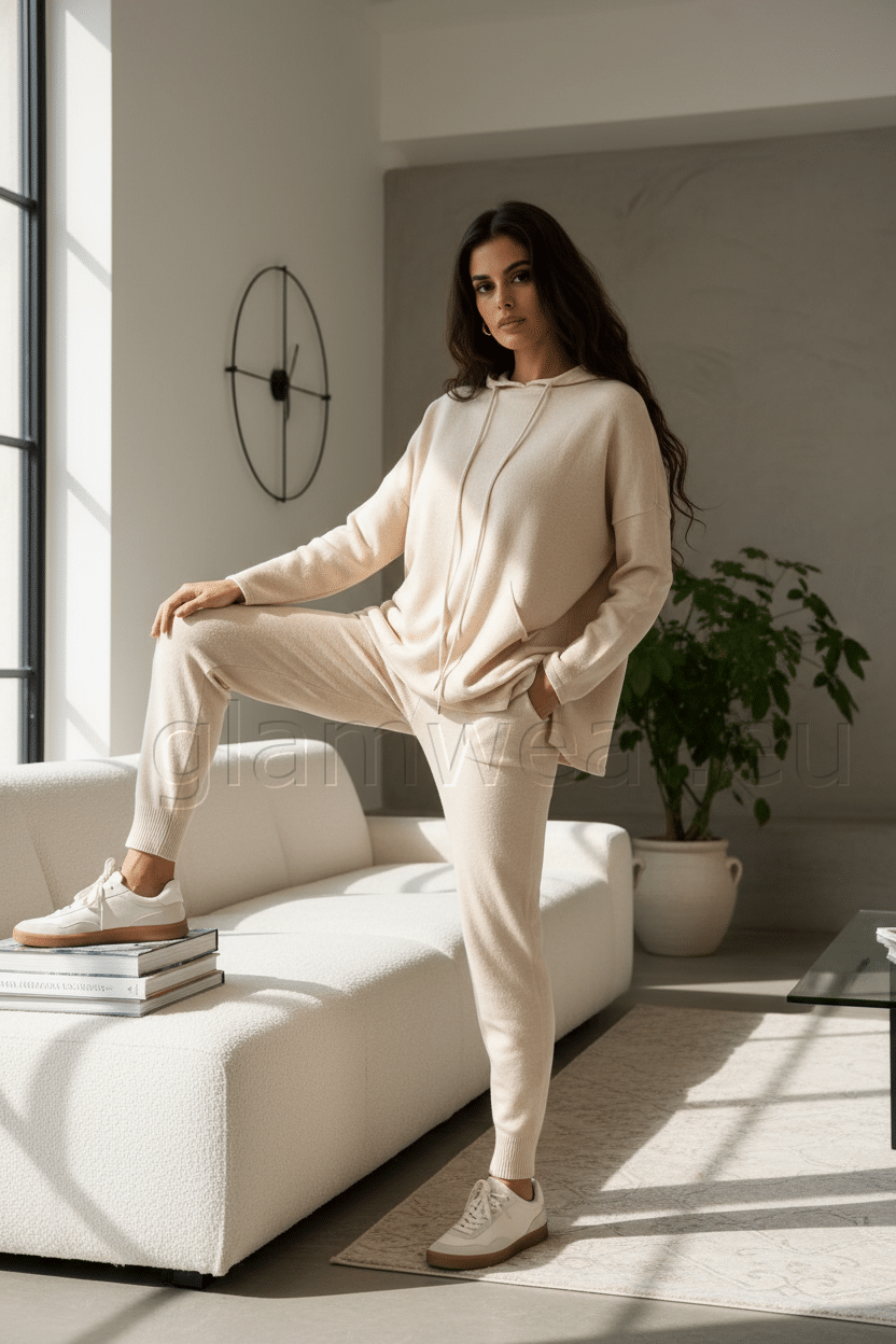 Kvaliteetsed kašmiiri sisaldusega püksid 1702-UXP-BEEZ