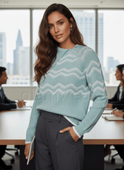 Alternative view of Laura Scott mündiroheline kootud kampsun 82021261-UXR