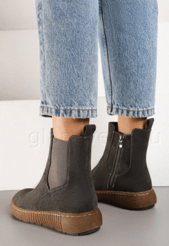 Alternative view of Rohekashallid poolsaapad naistele 4819-UXW-ROHA