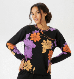 Alternative view of Aniston kauni mustriga pluus 74362515-UXR