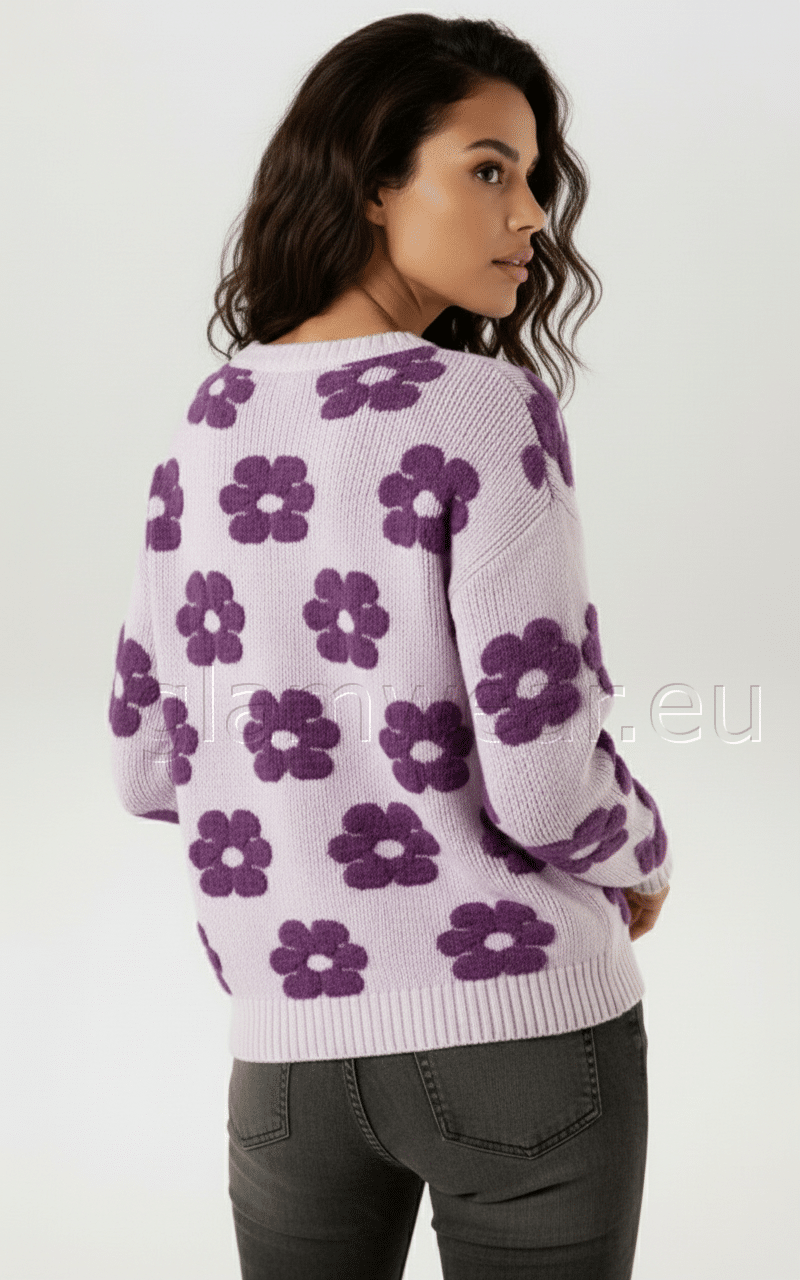 Aniston pehme sirelililla kampsun 16752600-UXR - Image 4