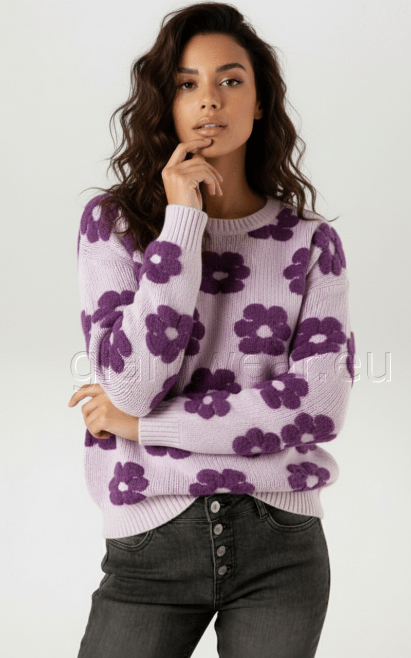 Aniston pehme sirelililla kampsun 16752600-UXR - Image 2