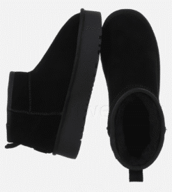 Mustad täisnahksed trendikad naiste talvesaapad 20-UXW-MUST