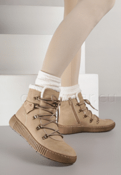 Beezid sooja voodriga mugavad poolsaapad 5688-UXW-BEEZ