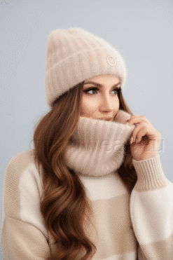 Beez imepehme mütsi ja rõngassalli komplekt 909-UXS-BEEZ