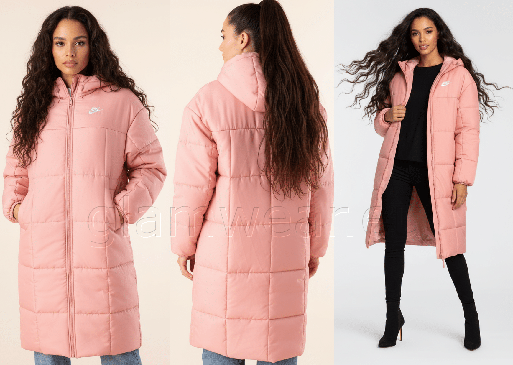 NIKE pikk Loose Fit lõikega talvemantel 92552421-UXR - Image 5