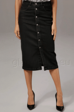 Aniston kõrge vöökohaga pikem teksaseelik 94049766-UXR