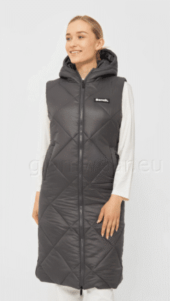 BENCH pikk tepitud vest naistele 36214017-UXR