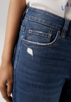 Alternative view of Aniston mugavad ja stiilsed laia lõikega ja kõrge vöökohaga teksapüksid 60904230-UXR