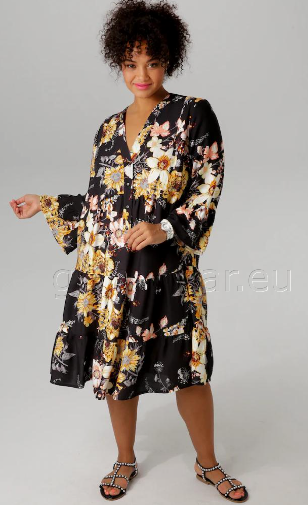 Aniston kaunis vaba lõikega viskooskleit 66407514-UXR