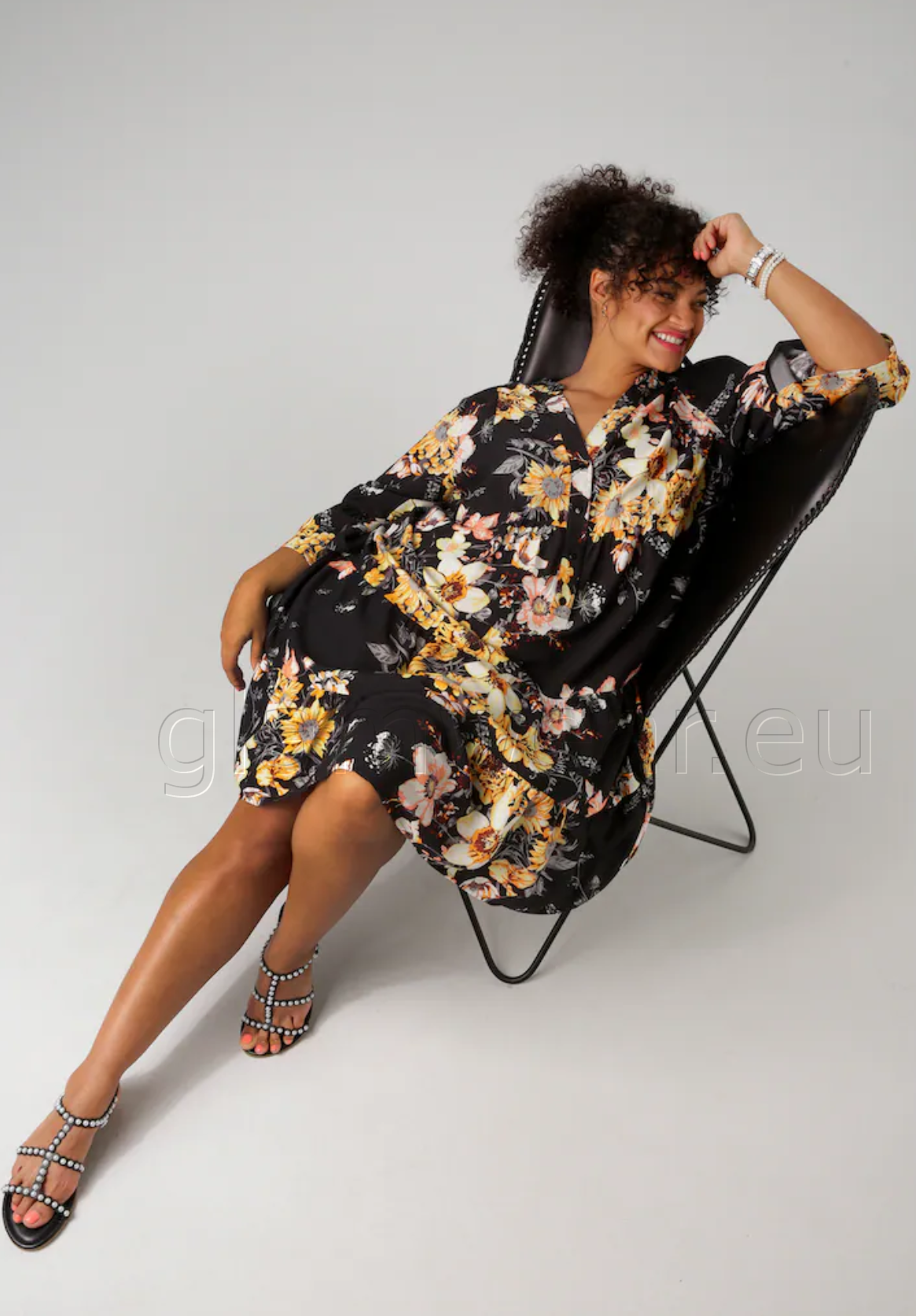 Aniston kaunis vaba lõikega viskooskleit 66407514-UXR - Image 6