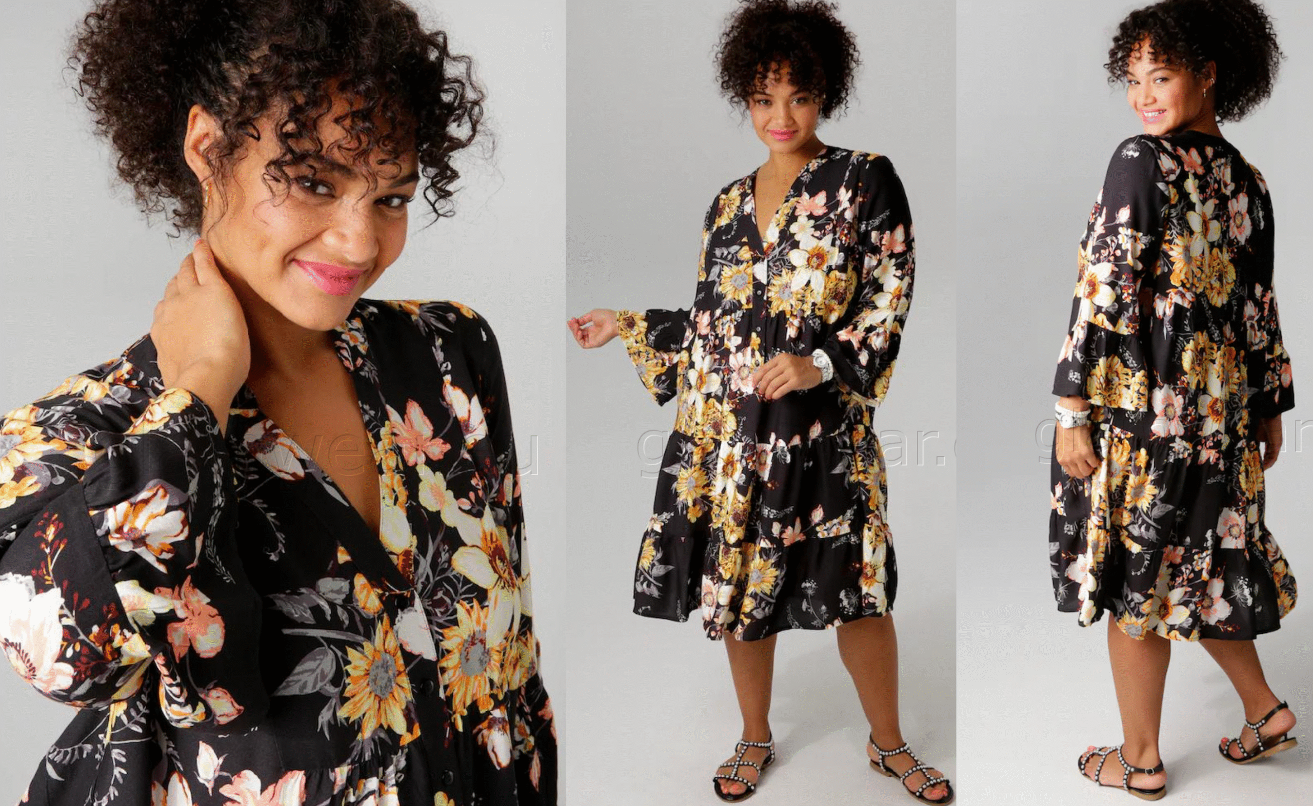 Aniston kaunis vaba lõikega viskooskleit 66407514-UXR - Image 5