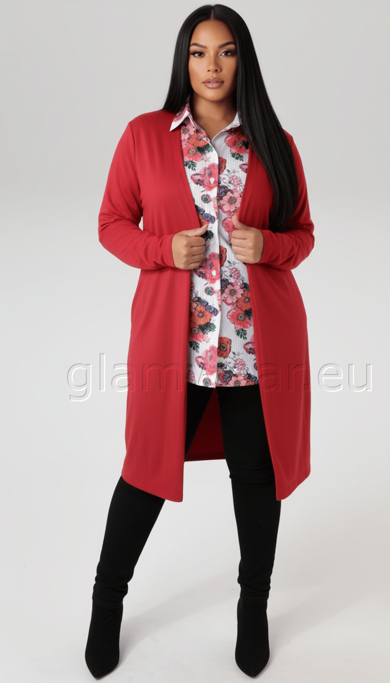 Aniston pehme vabalt langev kardigan 68953729-UXR - Image 4