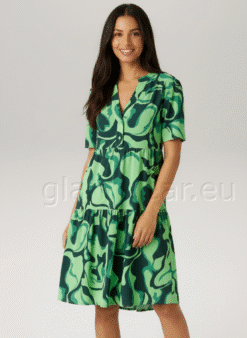 Aniston laia vabalt langeva lõikega kreppkangast kleit 72201160-UXR