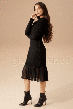 Alternative view of Aniston šifoonist alläärega kudumkleit 73284264-UXR