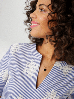 Alternative view of Aniston efektsete tikanditega vabaaja särkkleit 13682509-UXR