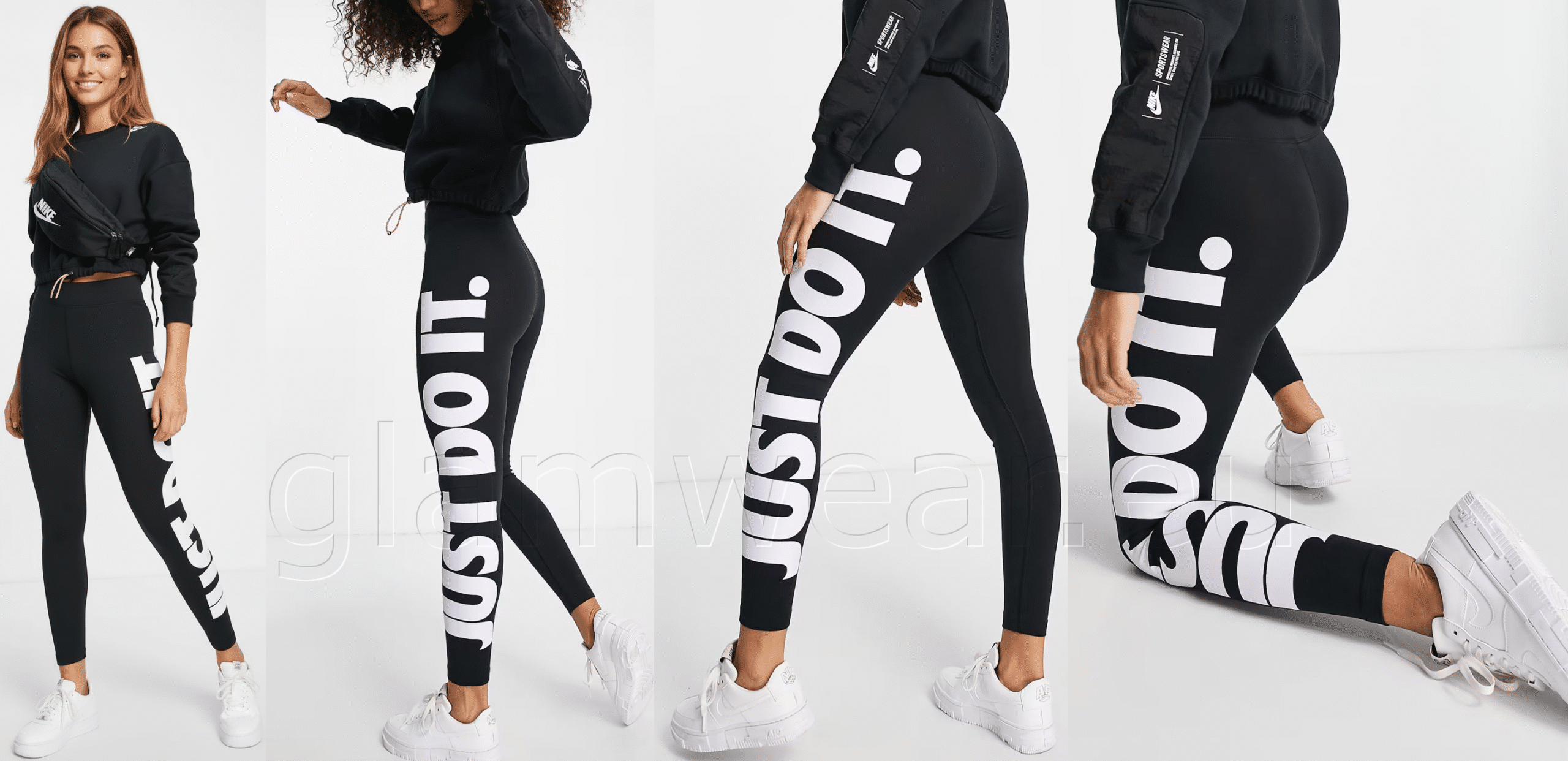 NIKE kõrge pihaosaga retuusid naistele 31914668-UXR - Image 3