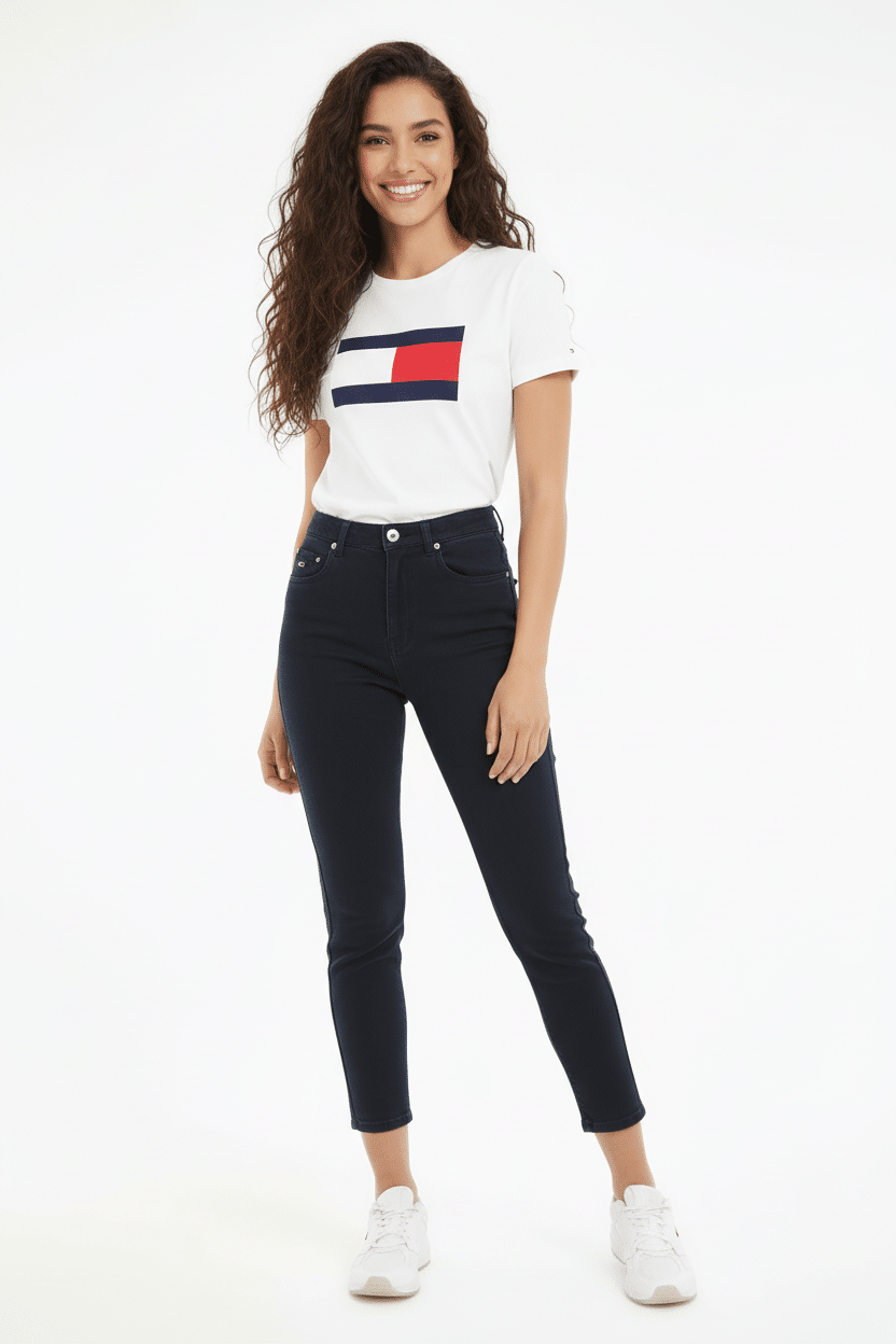 Tommy Jeans MOM teksad 68583661-UXR - Image 4