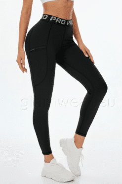 Mustad kõrge pihaosaga treeningretuusid 76129622-UXS-MUST