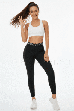 Alternative view of Mustad kõrge pihaosaga treeningretuusid 76129622-UXS-MUST