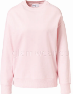 Alternative view of Janina klassikaline ja lihtne ümara kaelusega dressipluus naistele roosa 1211947-UXK-ROOS