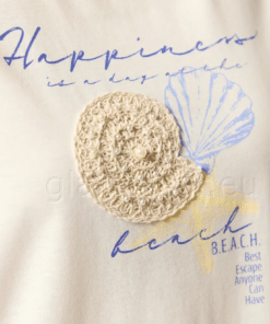 Alternative view of Janina valge T-särk tikandi ja helmestega 1217760-UXK