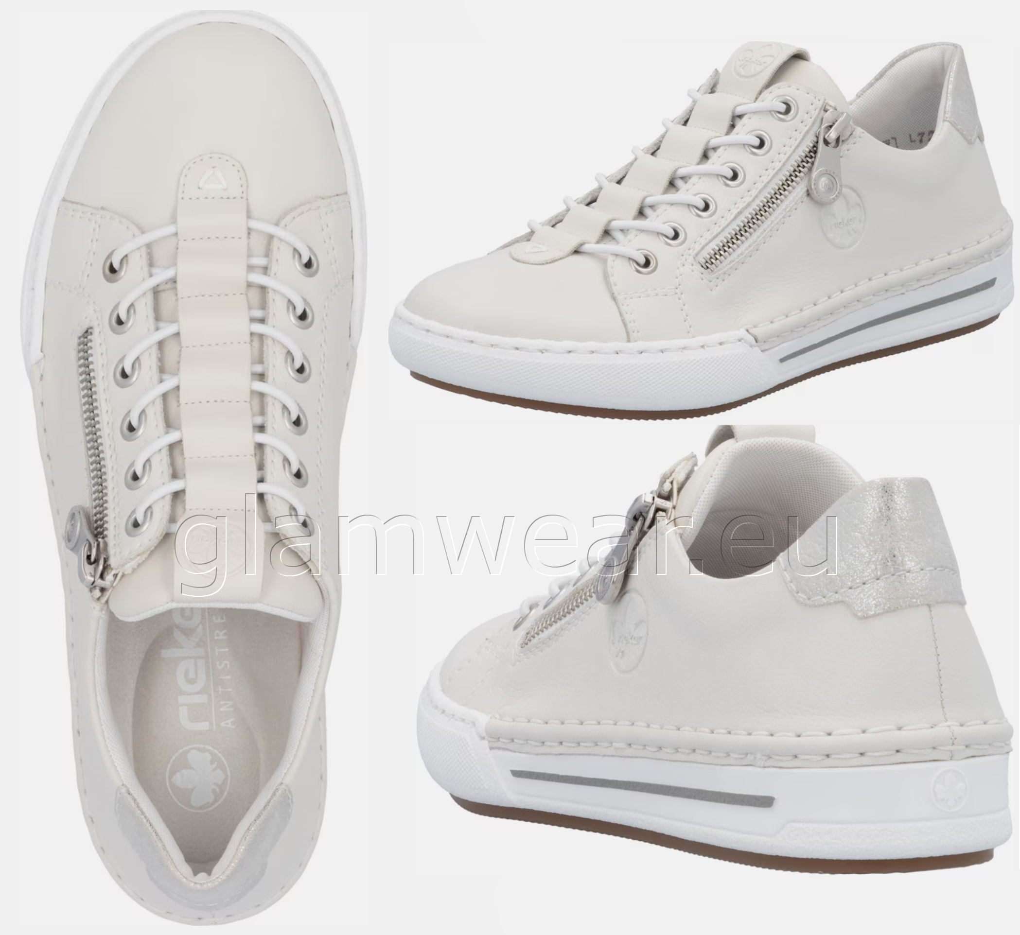 Rieker mugavad ja kvaliteetsed lukuga täisnahksed jalanõud 77985633-UXR - Image 3