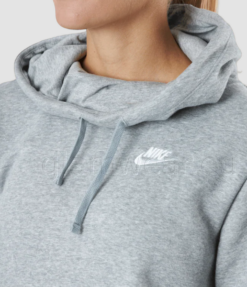 Alternative view of Nike Club Fleece naiste lehtrikujulise kapuutsiga dressipluus 83296926-UXR