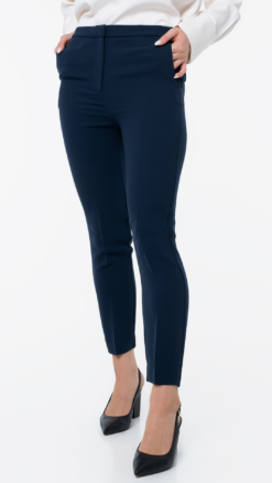 Tommy Hilfiger soliidsed krepp-kangast püksid 19559462-UXR