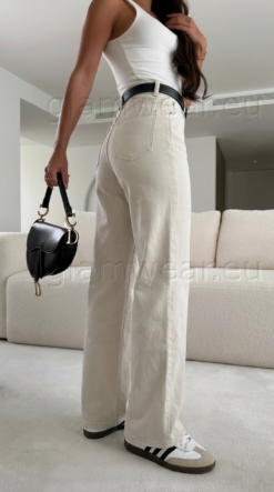 Alternative view of GOODIES laia lõikega beežid teksapüksid 2405-UXG-BEEZ