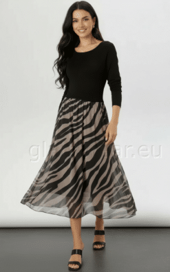 Aniston efektne lendleva seelikuosaga kleit 71121650-UXR