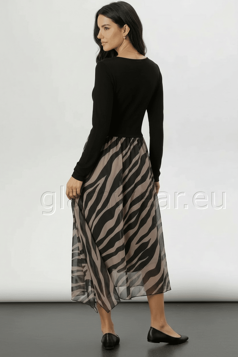 Aniston efektne lendleva seelikuosaga kleit 71121650-UXR - Image 4