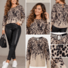 Aniston efektse mustriga kreppkangast pluus 58366611-UXR
