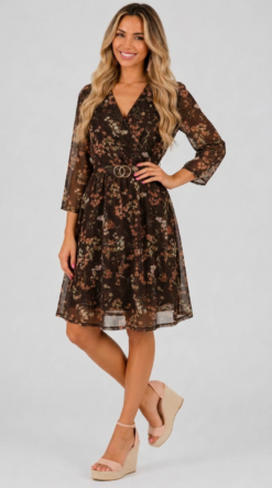 Aniston Casual pikkade varrukatega kleit 32103916-UXR