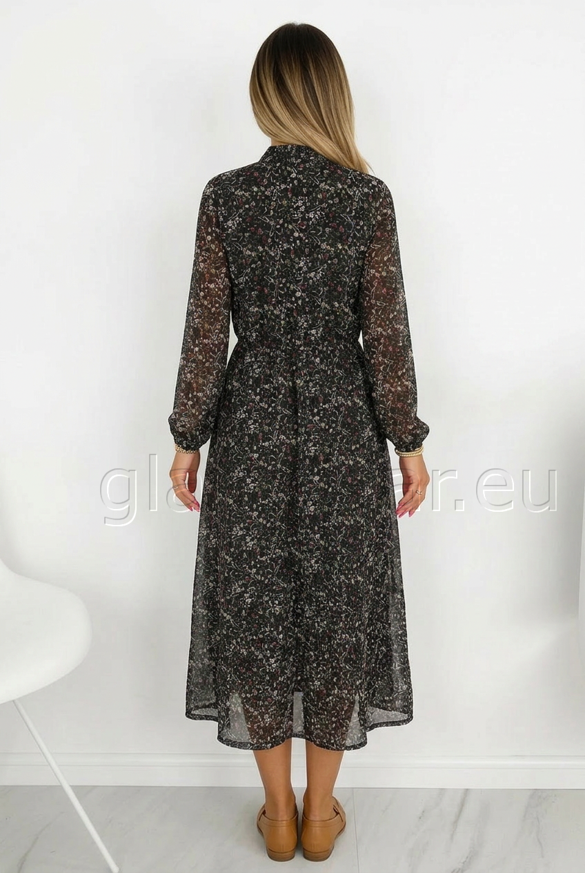 Aniston Casual šifoonkangast midi kleit 14199137-UXR - Pilt 5