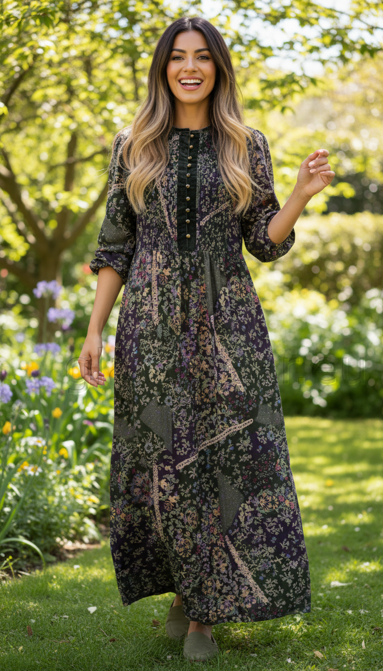 Aniston Casual pikkade varrukatega kena kleit 40578723-UXR - Image 6