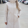 Mugav beež kapuutsiga softshell parka 010101-UXF-BEEZ
