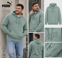 PUMA kvaliteetne kapuutsiga dressipluus meestele 52171903-UXR