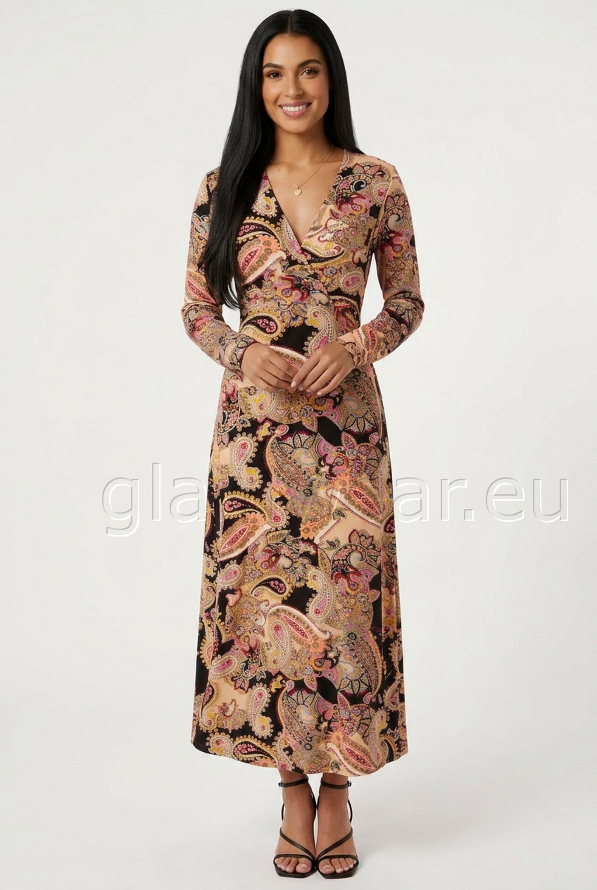 Aniston efektse mustriga midi kleit 22215614-UXR - Pilt 7