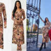 Aniston efektse mustriga midi kleit 22215614-UXR - Pilt 3