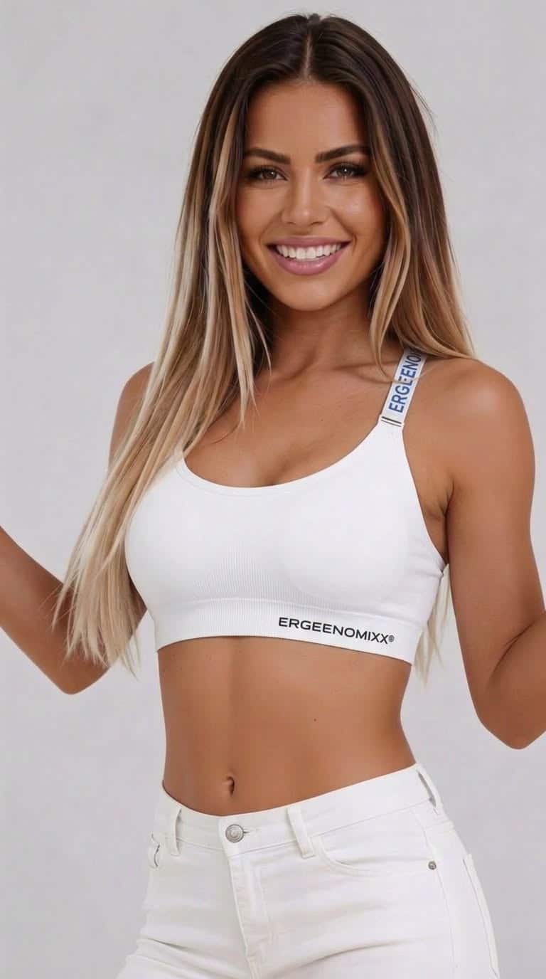 Ergeenomixx valge toetav rinnahoidja 1229315-UXK-VALG