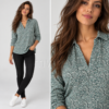 Aniston paisley mustriga särkpluus 49365825-UXR