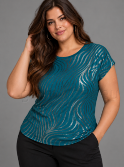 Laura Scott ümara kaelusega pluus 53646349-UXR